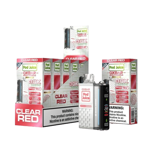 clear red ox bar pod