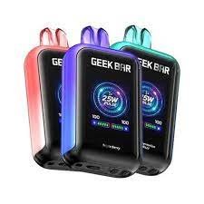 The Geek Bar Sky View 25000 Puffs is an innovative vaping device that offers an unmatched vaping experience. Designed with a sleek 1.8-inch TFT display
